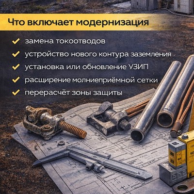 модернизация молниезащиты